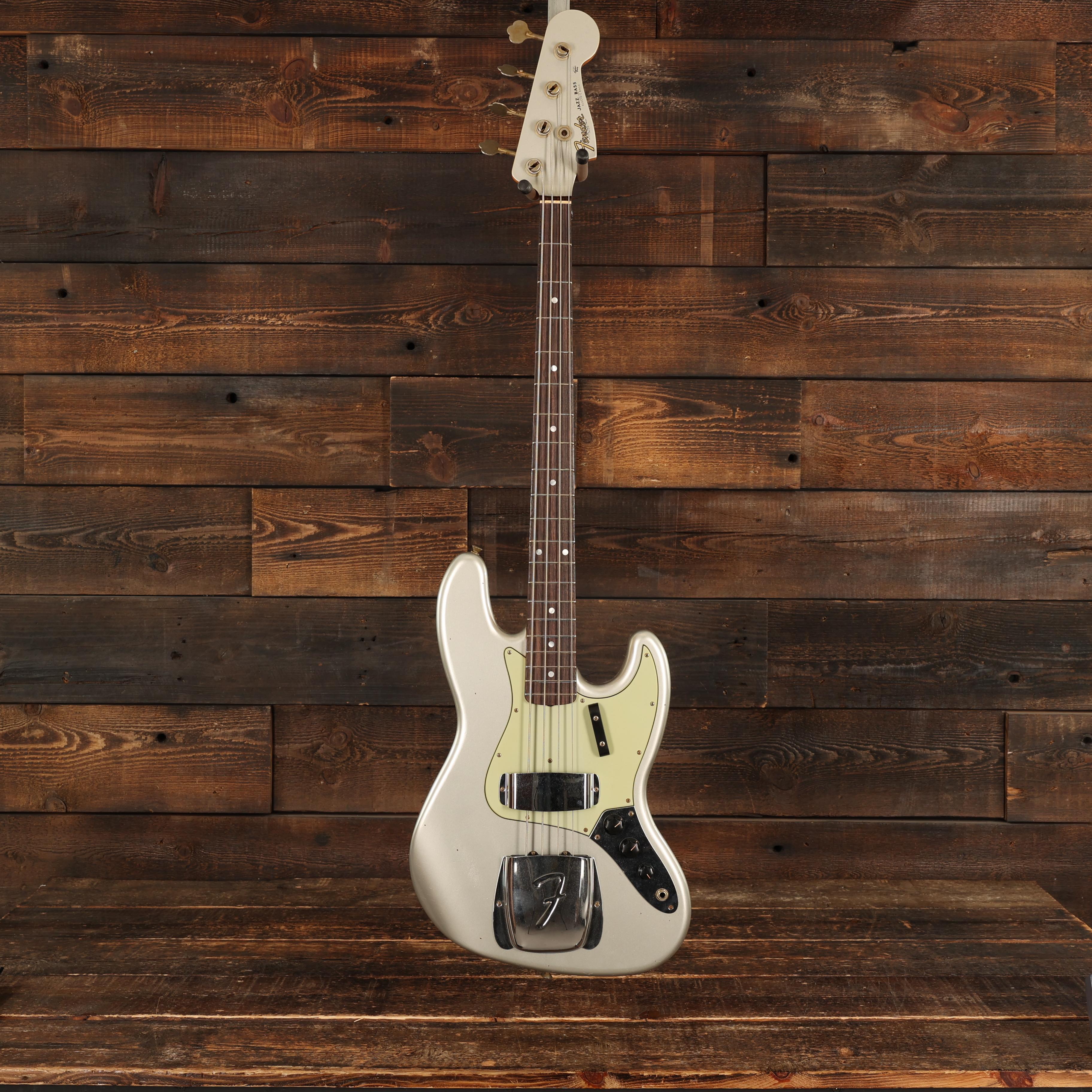 Fender Custom Shop '65 Journeyman Relic Jazz Bass in Faded Inca